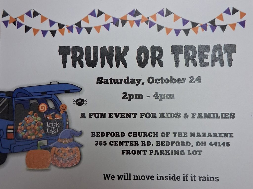 Bedford Church of the Nazarene Trunk or Treat 2026
