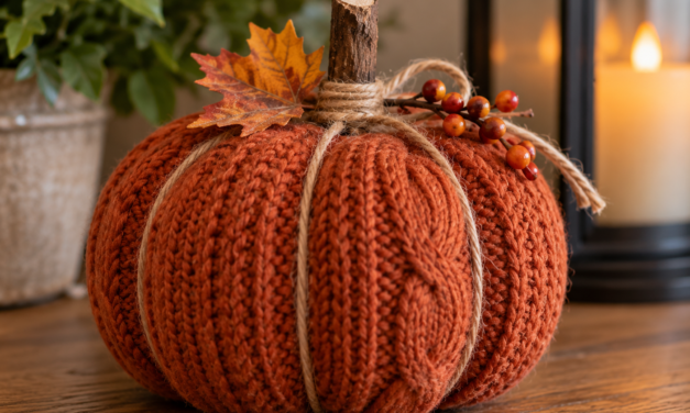 Cozy Up for Fall with DIY Sweater Pumpkins