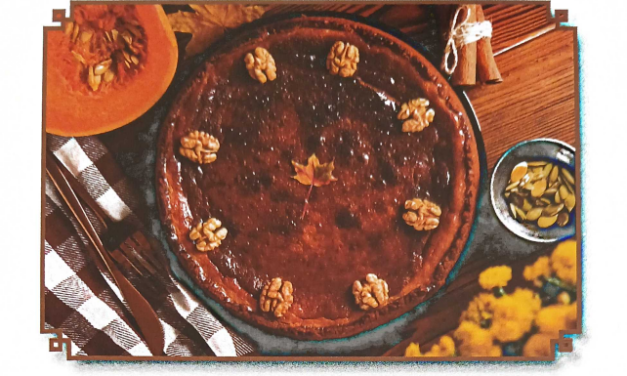 Walnut Pumpkin Pie: By Geri Michaels