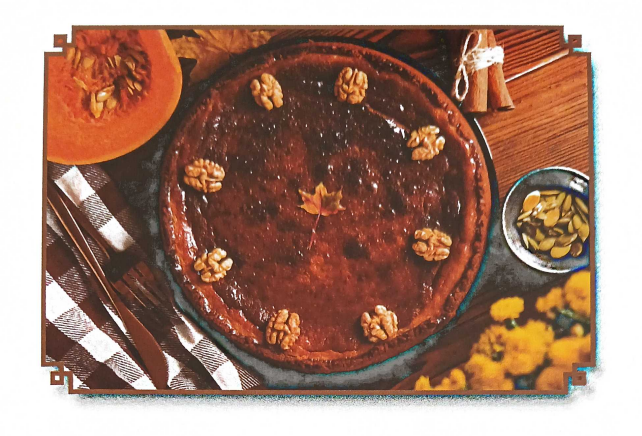 Walnut Pumpkin Pie: By Geri Michaels