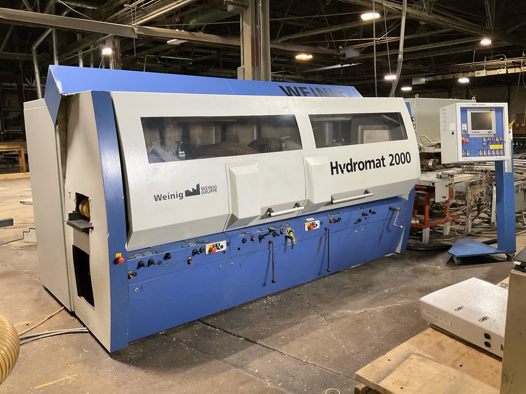 Weinig Hydromat 2000 Industrial Woodworking Moulder Line