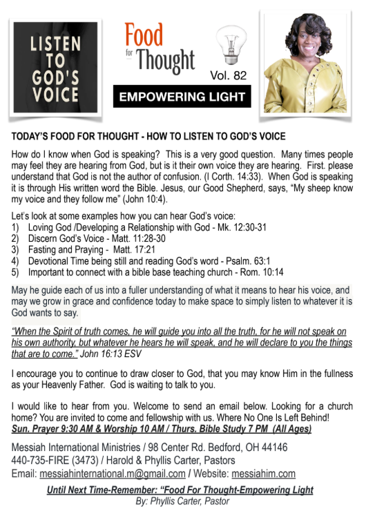 Food For Thought, Vol. 82