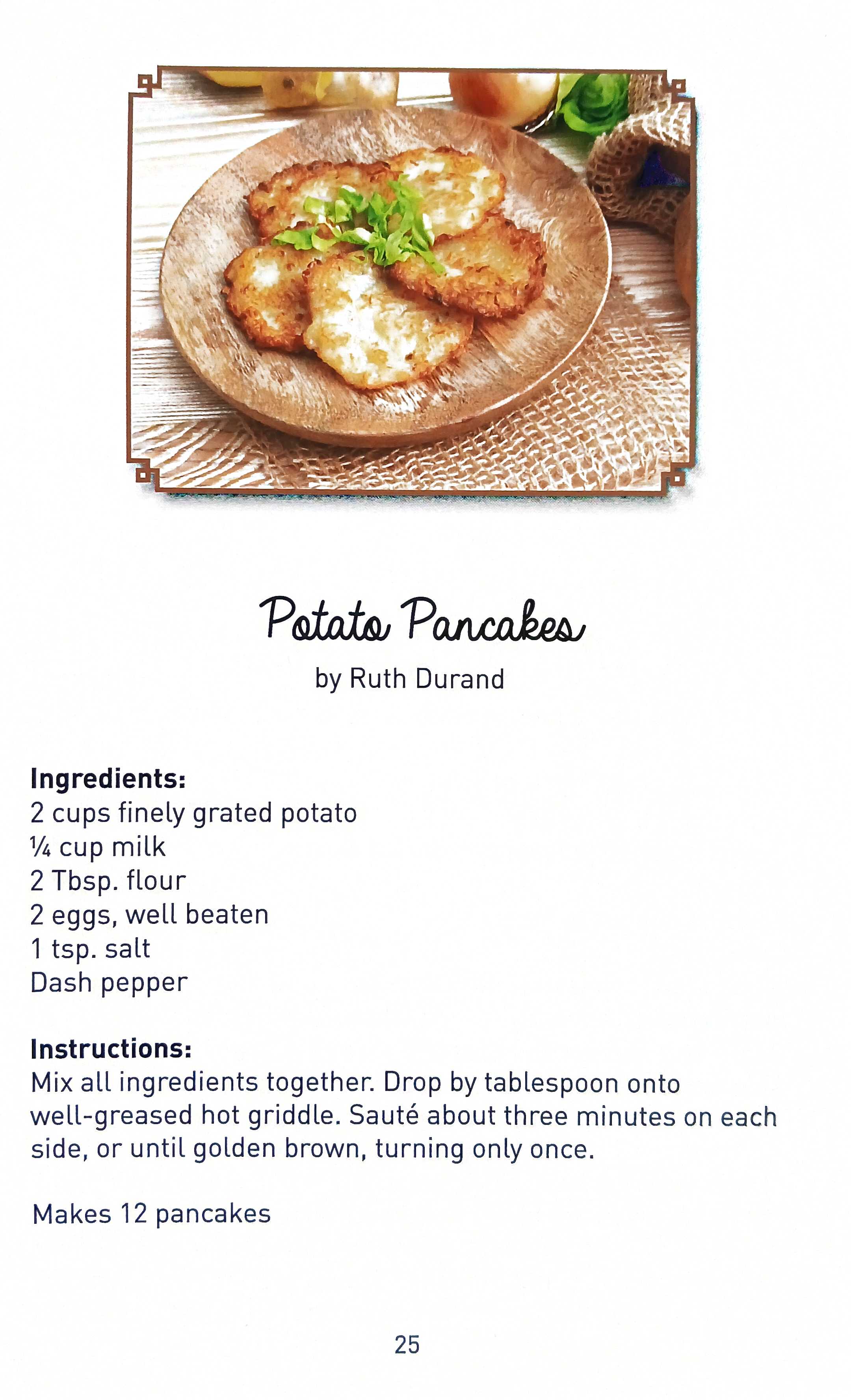 Potato Pancakes by Ruth Durand